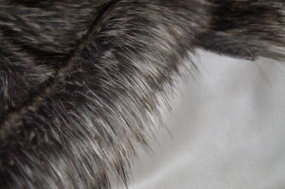 150 To 180cm Long Hair Fur Fabric Jacquard Faux Mink