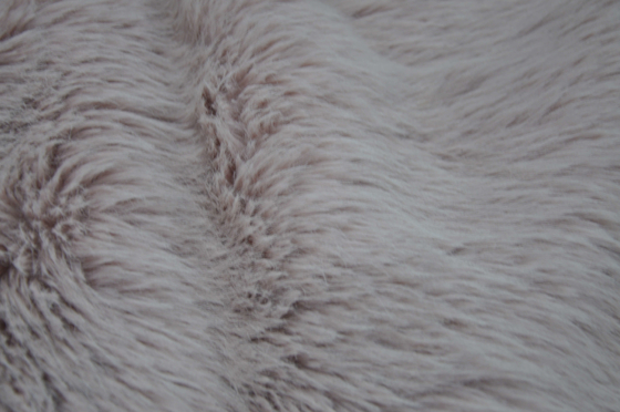 Pink Long Hair Fur Fabric  , Create a dreamy and luxurious atmosphere in your home