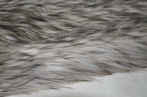 Patterned Artificial Long Hair Fur Fabric Jacquard Faux Fox By The Yard