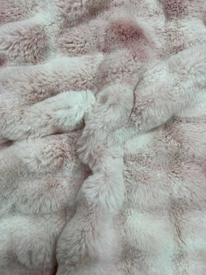 Pink White Imitation Rabbit Hair Furniture Decoration Available