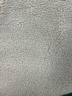 100% Polyester Faux Sherpa Fabric 150cm CW Or Adjustable 500gsm
