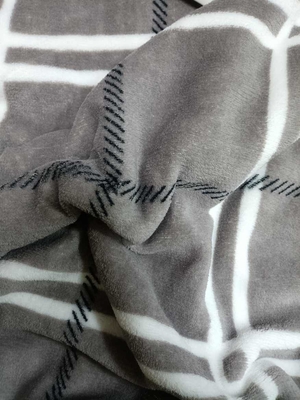 100% Polyester 150cm CW Or Adjustable Flannel Fleece Fabric 210gsm