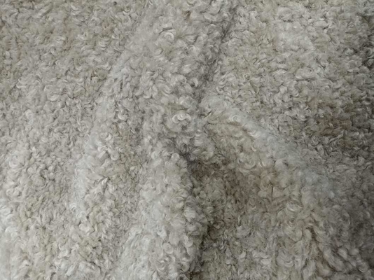Faux Sherpa Recycled 150cm Warp Knitted Fabric For Garments &amp; Toys