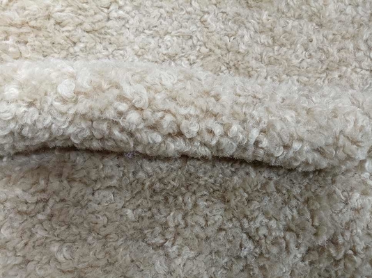 Faux Sherpa Recycled 150cm Warp Knitted Fabric For Garments &amp; Toys