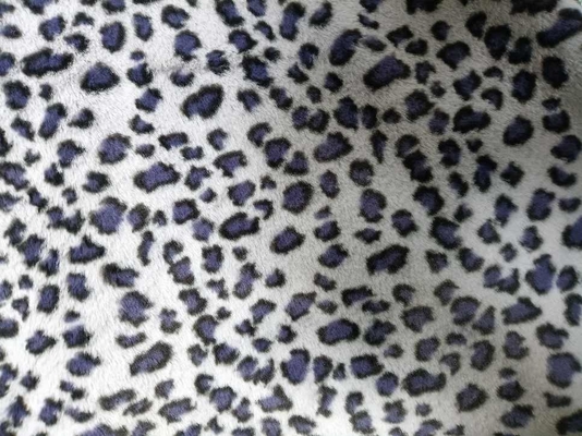 Luxurious Leopard Print 100% Polyester Fabric For Unique Fashion