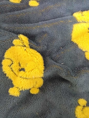 Double sided comfortable cotton velvet is soft and comfortable