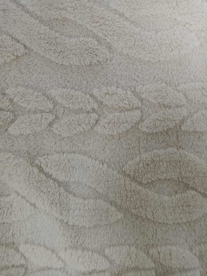 Khaki double-sided jacquard cotton velvet&amp;300gsm