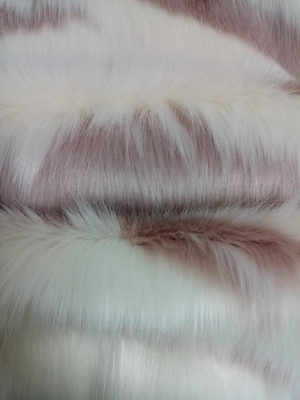 pink white 150cm Long Hair Faux Fur，Create warm and luxurious winter fashion