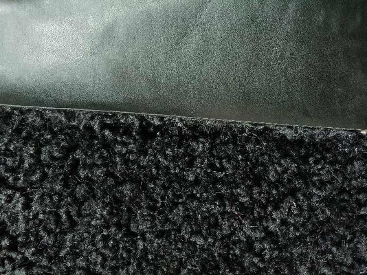 Black curly lamb wool composite leather&amp;870gsm