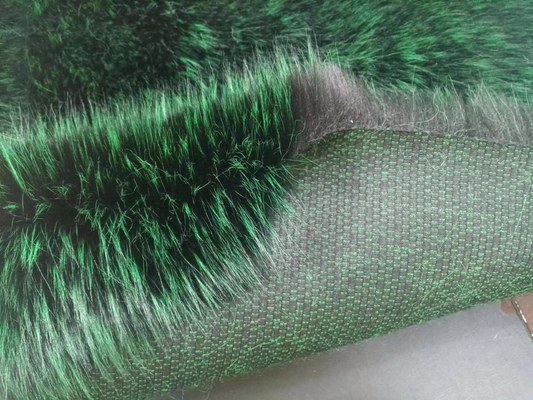 Soft and high weight fox fur with mixed colors